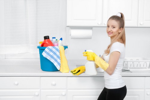 Local cleaning team preparing a rental property in Catford