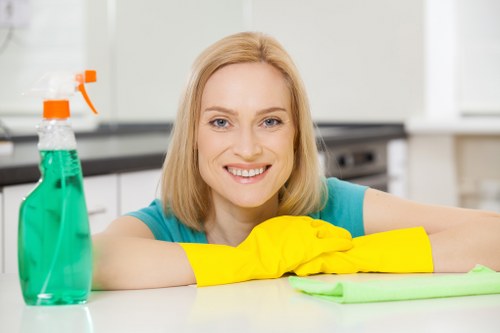 Cleaning and restoring a hard floor in a Catford commercial space