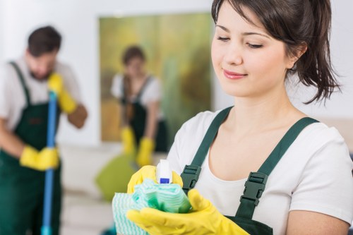 Local commercial carpet cleaning service in Catford corridor and office area